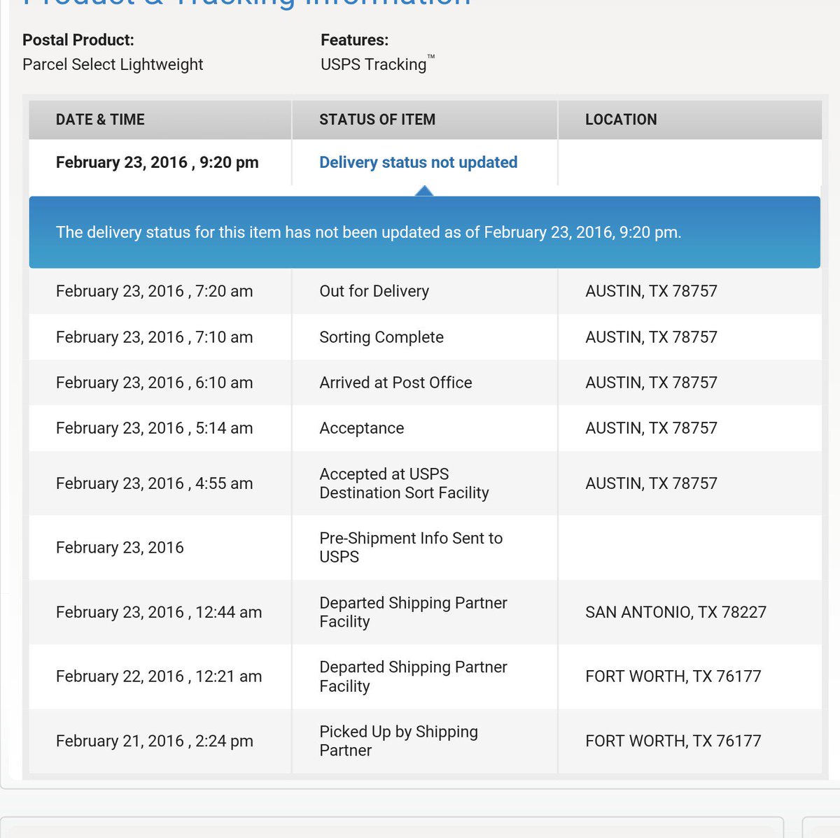conbert33's tweet photo. @amazon remember when you didn't use @USPS and packages showed up on time? What we had was real. Is this the end? https://t.co/9iEa5JDhHX