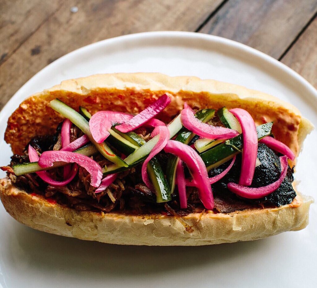 thedogandpig's tweet photo. "I love fitness." -coworker
"Me too...fittin' dis whole Po'Boy in my mouf." -you
#DPSmakes #RVAeats https://t.co/ocgGAHfoRQ