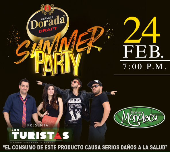 LosTuristasGT's tweet photo. Hoy #SummerParty en @NachoMonoloco gracias a #CervezaDoradaDraft desde las 19:00 h.
#TirandoPartyporelMundo https://t.co/UbVr7BM4hh