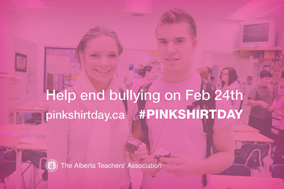 #PinkShirtDay reminds us to create safe, caring, welcoming &amp; supportive environments for all students #PinkItForward