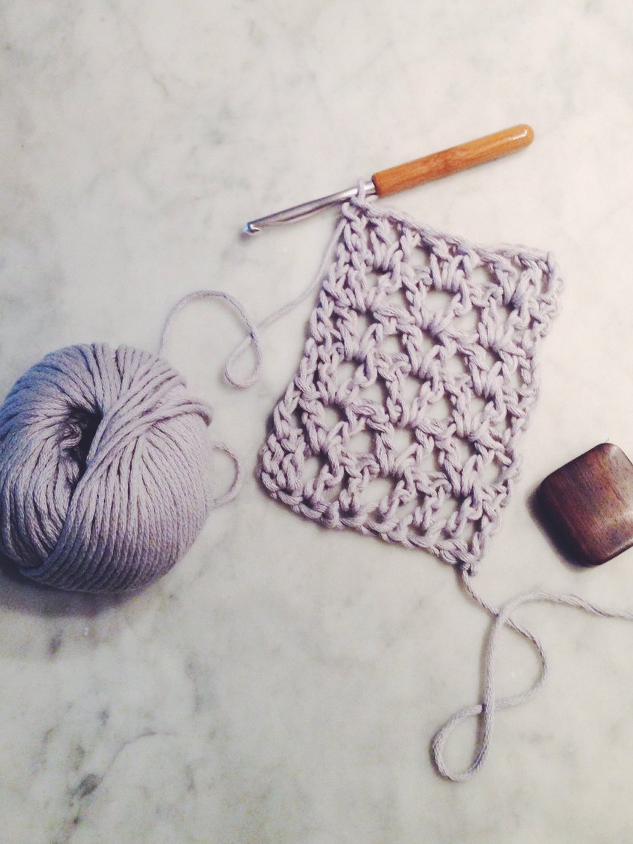 TwoOfWandsKnits's tweet image. Another day full of #crochet #swatching for some @CommonthreadUS #designs. I am so in love with this #NaturaXL #yarn