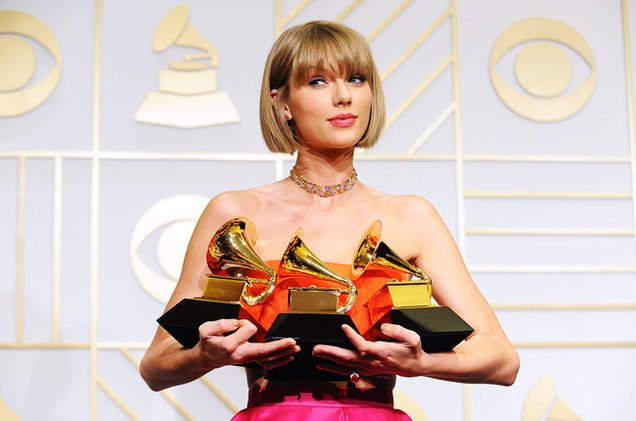 billboard's tweet image. #GRAMMYs gains on the charts: Taylor Swift, Kendrick Lamar, &quot;Hamilton&quot; and more blbrd.cm/QocM16