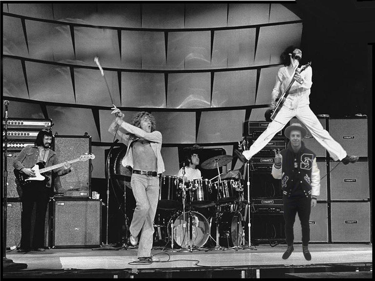 whereryan's tweet photo. Ryan is in a teenage wasteland!! @TheWho https://t.co/p6CvBbOLAJ