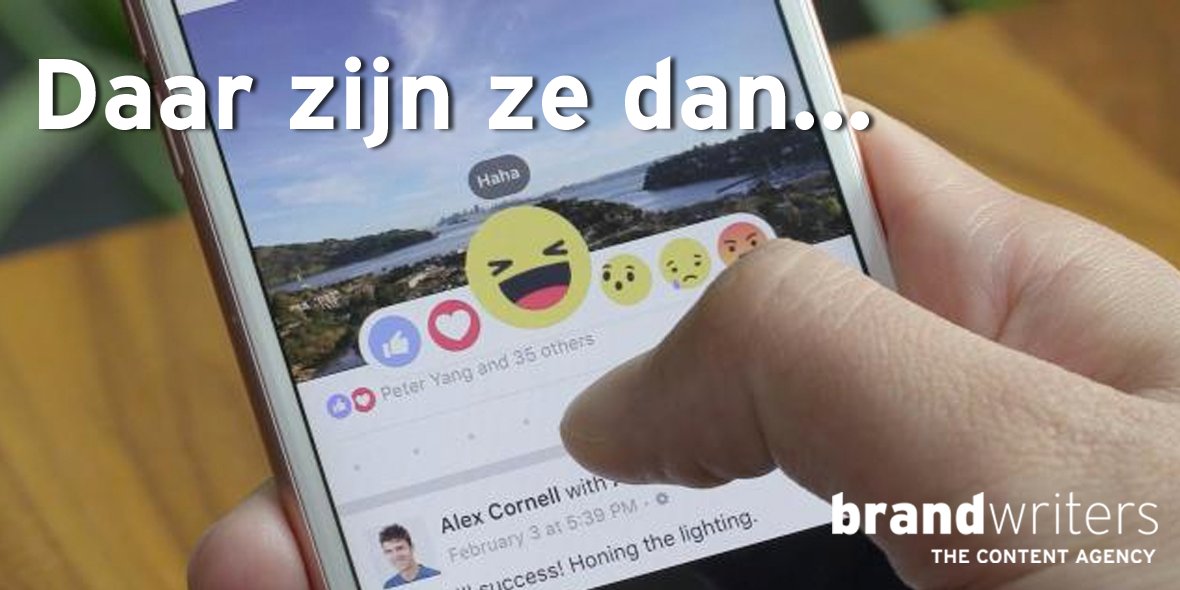 #FacebookReactions zijn er eindelijk. Heb jij ze al gezien of gebruikt?