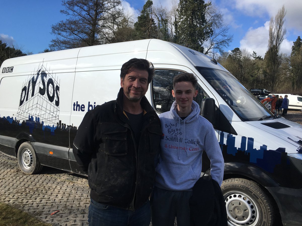 SolihullCollege's tweet photo. Plastering students from the College recently lent their skills to help on a project for DIY SOS! https://t.co/rKXsX60j9K