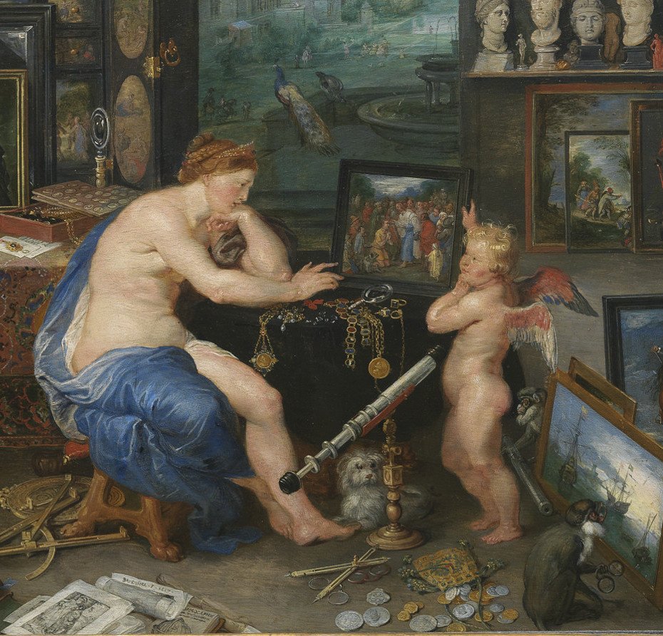 Venus Cupido Cristo : centro Venus Cupido observan pintura milagro Cristo  curando ciego LosOjosDelPrado | Museo del Prado | Scoopnest