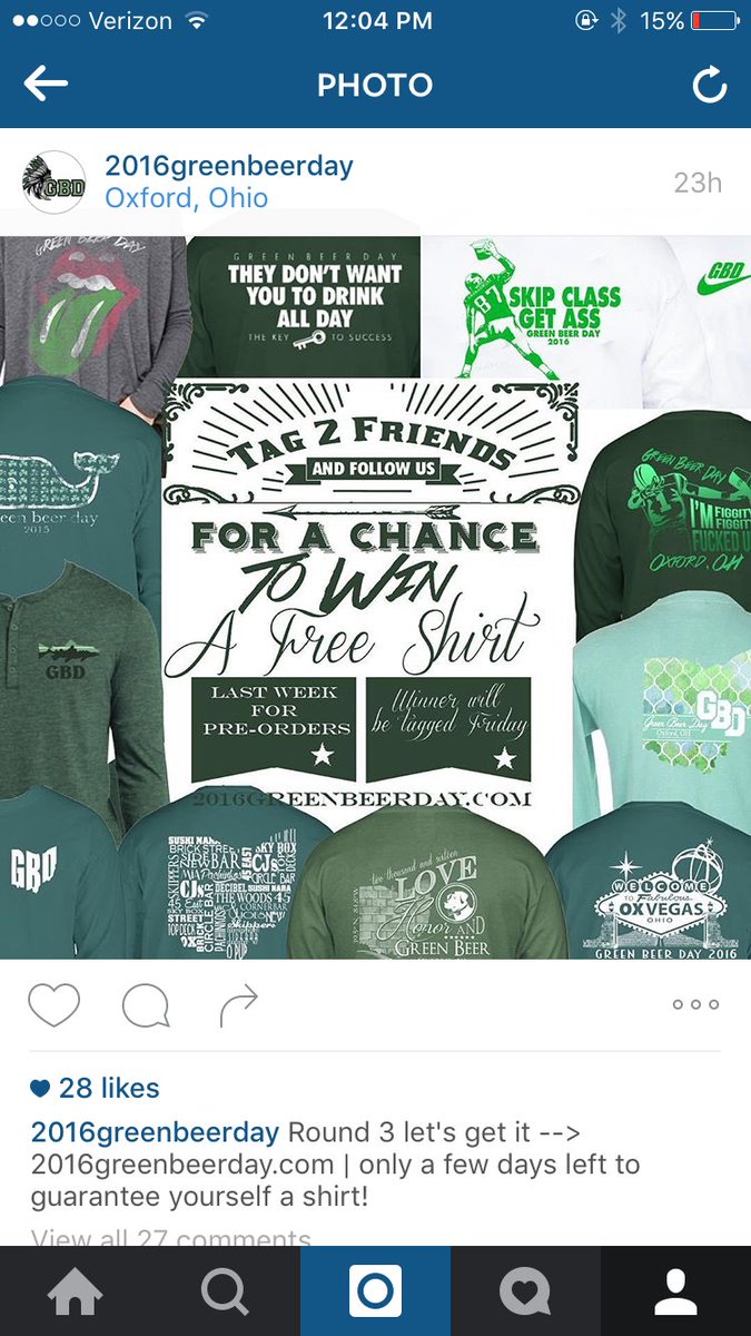 greenbeerday_17's tweet photo. head over to our Instagram for a giveaway contest! Times running out to order! https://t.co/ys5gClZg4t