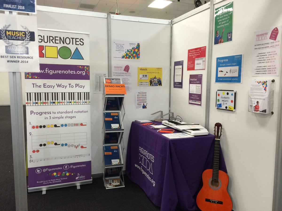 @Figurenotes all set up for the <a href="/MusicEdExpo/">Music & Drama Education Expo</a> :)