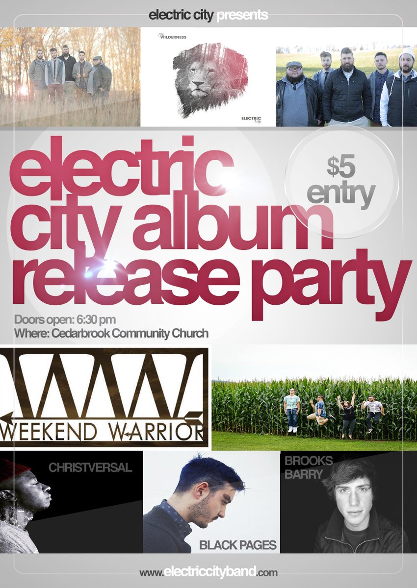 ElectricCity2's tweet photo. BIG ANNOUNCEMENT! March 11th we are having a concert celebrating "The Wilderness". Check the flyer for details. https://t.co/wihJA8oh33