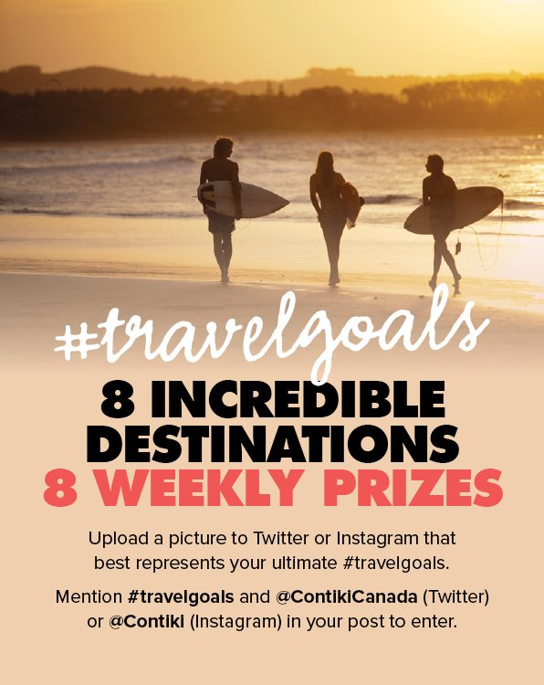ContikiCanada's tweet photo. Enter to #win your very own @hitcase and more with our social media contest during Thailand Week! #travelgoals https://t.co/15BY1ZwWCh