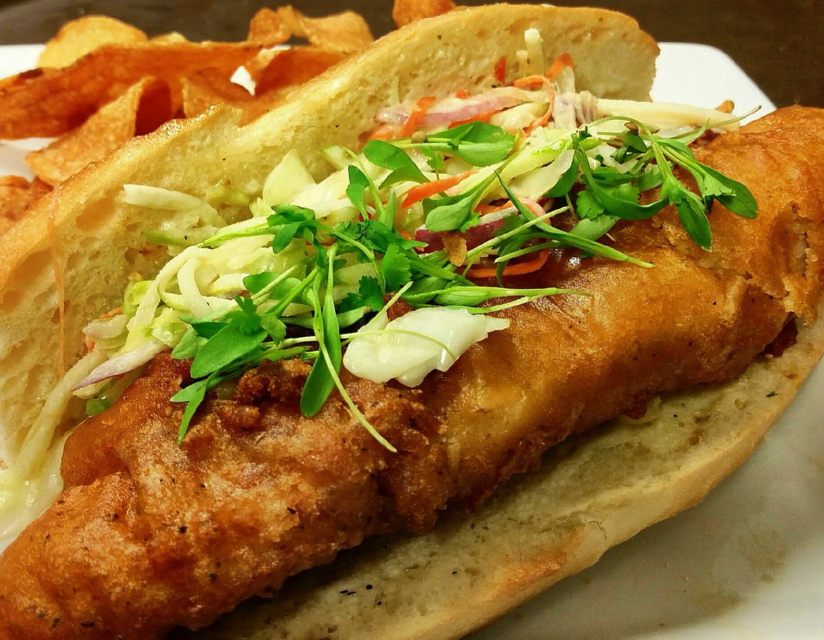 New England Fish Sandwich #itswhatsforlunch #fishnchips #yum #clermont #hungry