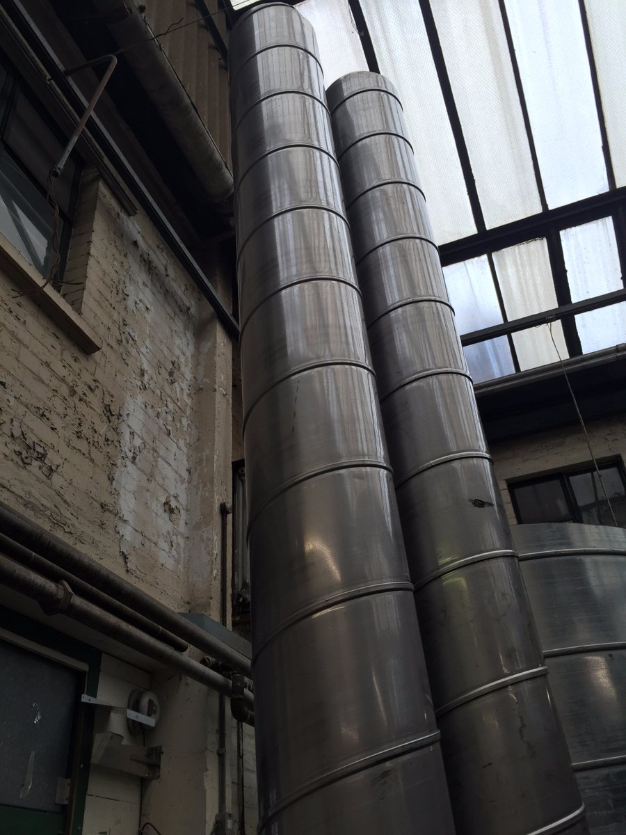 Hunting for industrial ducting for one of our #bespokekitchens #industrialkitchens #industrialdesign #designthinking
