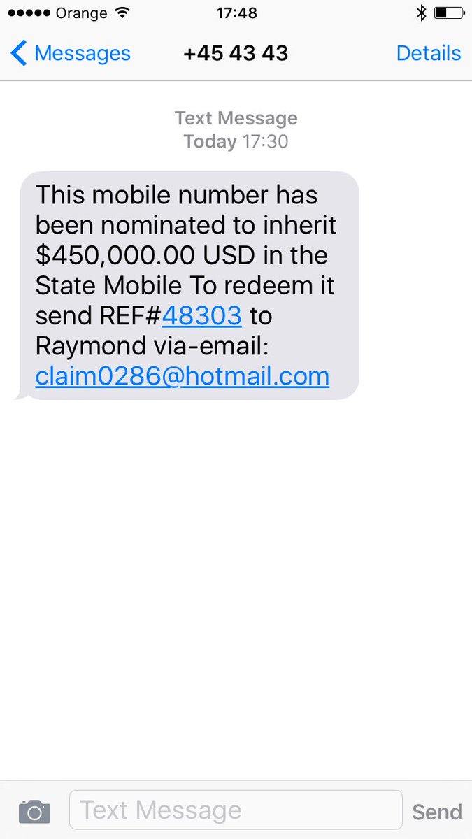 lupusgarou's tweet image. Now this is a new one in this obscure side of the continent #mobilescam