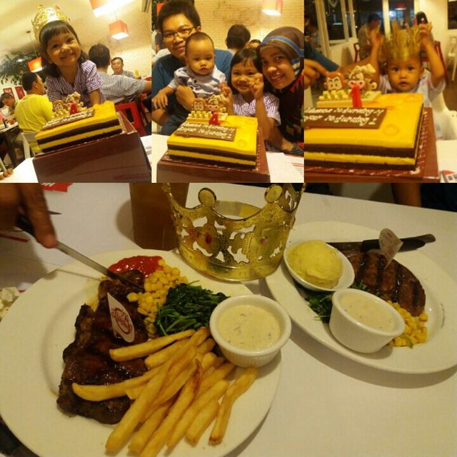 juanktama's tweet photo. alhamdulillah free wagyu for birthday dinner...#CAMPAlamsutera @mamakhansaqila @FauzanRaffi https://t.co/26yOLUaLLw
