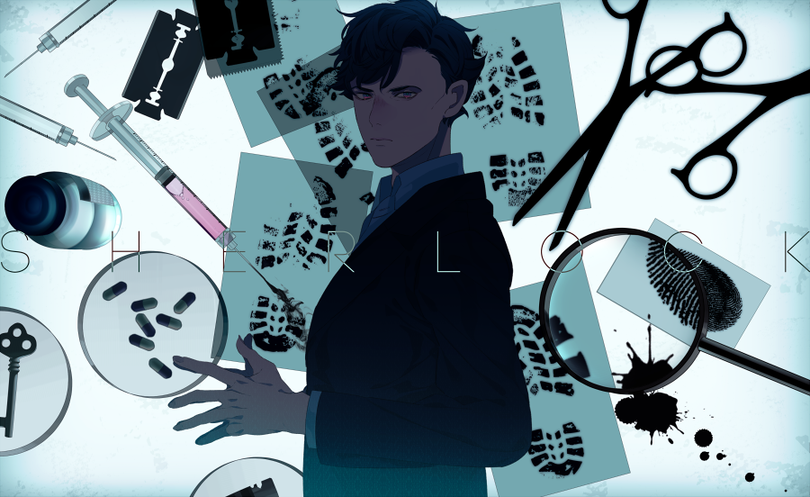 2年？くらい前に描いたsherlock絵 
