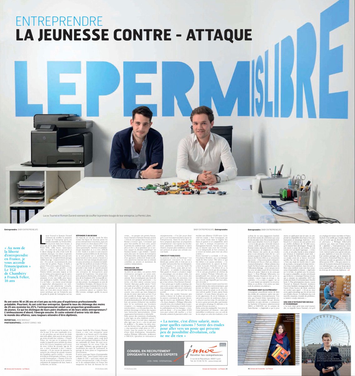 Retrouvez #lepermislibre dans le dernier @acteursdeleco ! Article très intéressant sur les jeunes #entrepreneurs !