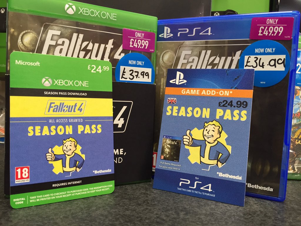 GAMESouthampton's tweet image. Make sure you come and pick up #Fallout4 #seasonpass @ only £24.99 be quick it goes up to £40 at the end of the week
