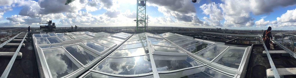PdRarchitects's tweet photo. Sneak preview of Hotel Amstelkwartier's floating greenhouse, Amsterdam, February 2016 https://t.co/wMq2nKqCkx