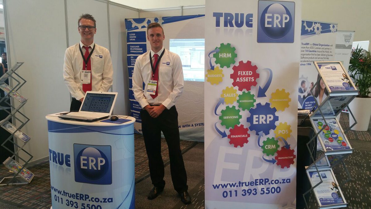 TrueERP1's tweet photo. #TrueERP is rocking it at the #eComConfex down in Cape Town! Visit us at the #CTICC stand nr.39 https://t.co/M30DQ64PfI