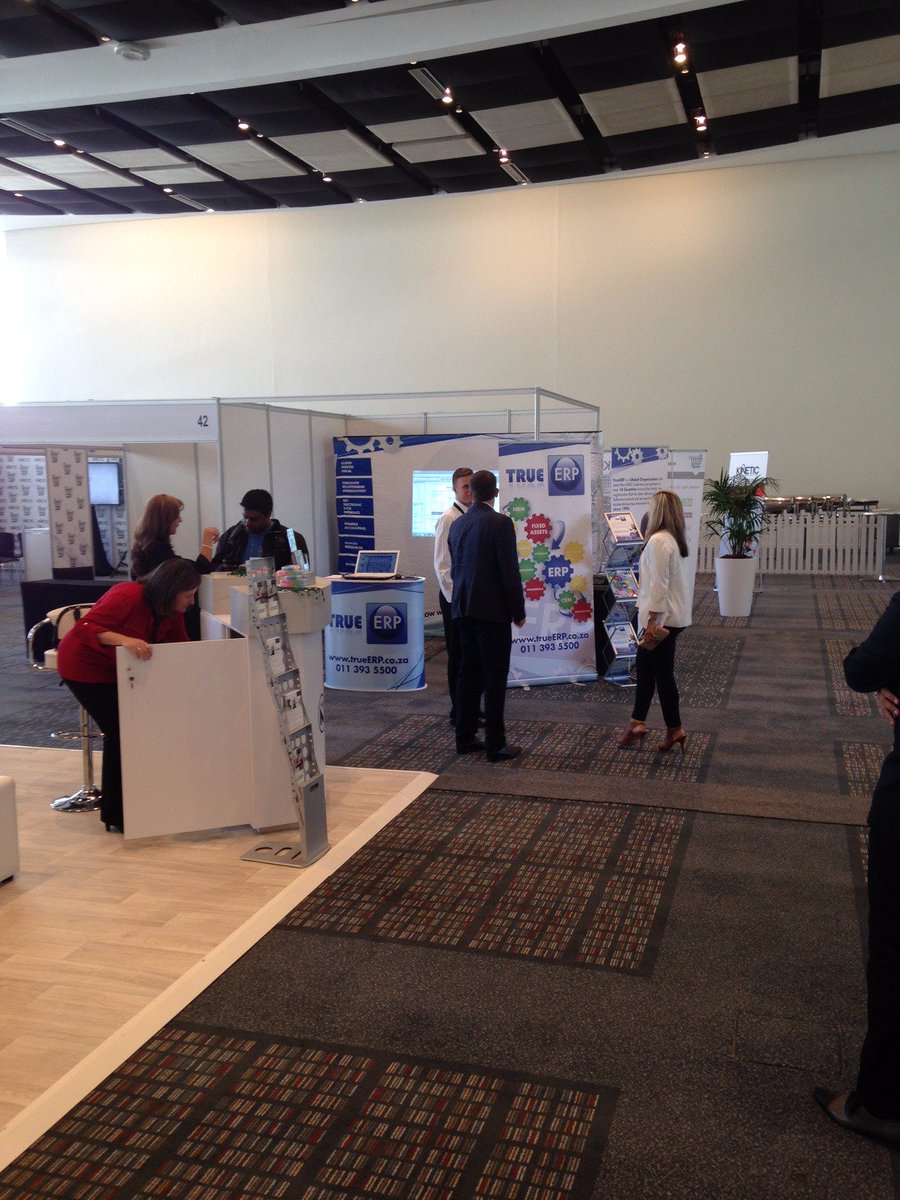 TrueERP1's tweet photo. #TrueERP is rocking it at the #eComConfex down in Cape Town! Visit us at the #CTICC stand nr.39 https://t.co/M30DQ64PfI