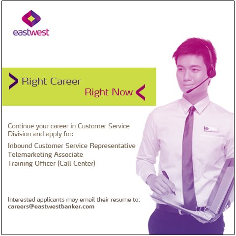Eastwest Bank On Twitter Pursue Greatness Build Your Career