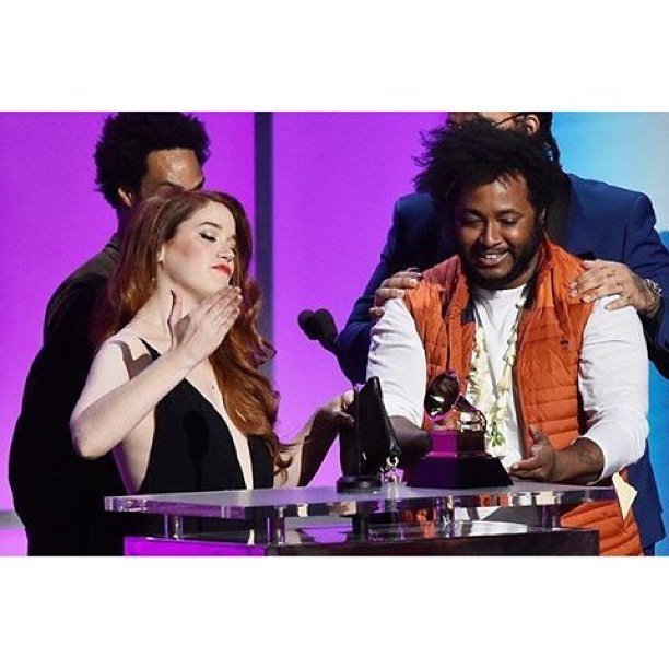 DLEAUDLEAU's tweet photo. All of our friends are here. #Thundercat #Grammys #topimpabutterfly https://t.co/mG0y1KN5bn https://t.co/AA6MooHe1o