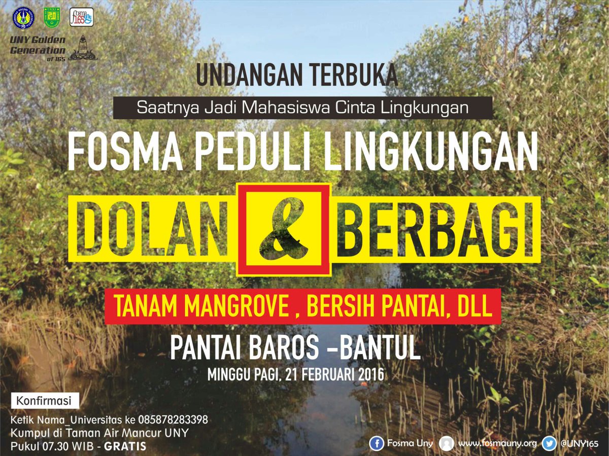 Yuk.. datang dan hadiri "FOSMA PEDULI LINGKUNGAN"

..Jadikan hidup ini berkah dan bermanfaat bagi yang lainnya..