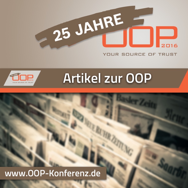 oop_conference's tweet photo. Einige Artikel über die #OOP2016 sind im Netz erschienen! @heisedc @DLF @tomsteg https://t.co/1OVY0yCbh9 https://t.co/xXBwrJ39Op