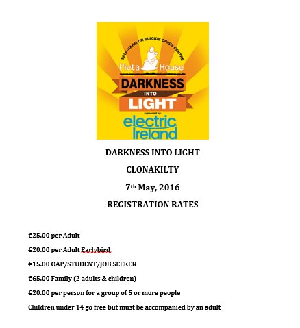 DILClonakilty's tweet photo. Online registration will open on the 7th of March! Here's a price list for those of you who are interested. #DIL2016 https://t.co/6qXxigHnr8