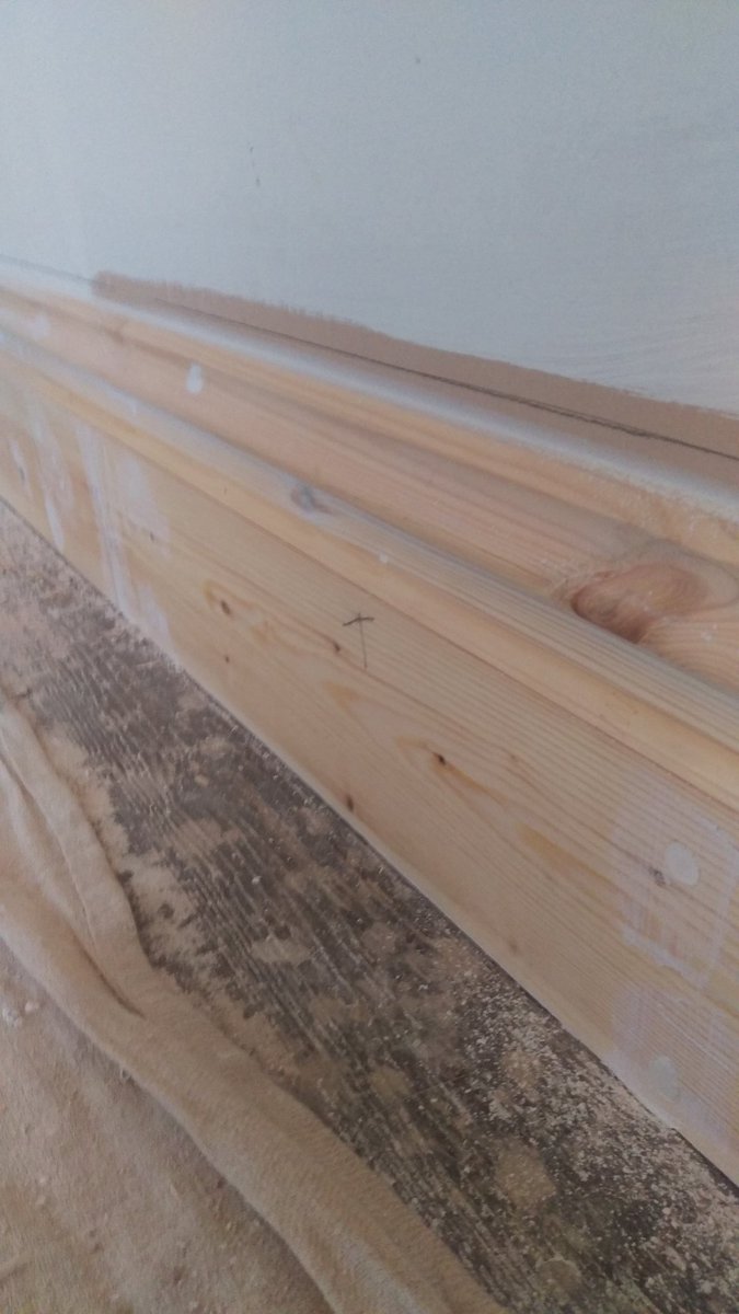 BCS_Decorators's tweet photo. Wardrobe removed. Skirting rebuilt to match as near as possible. Thanks to @AH_Decorators #restoration #decoration https://t.co/4mrR7J46J3