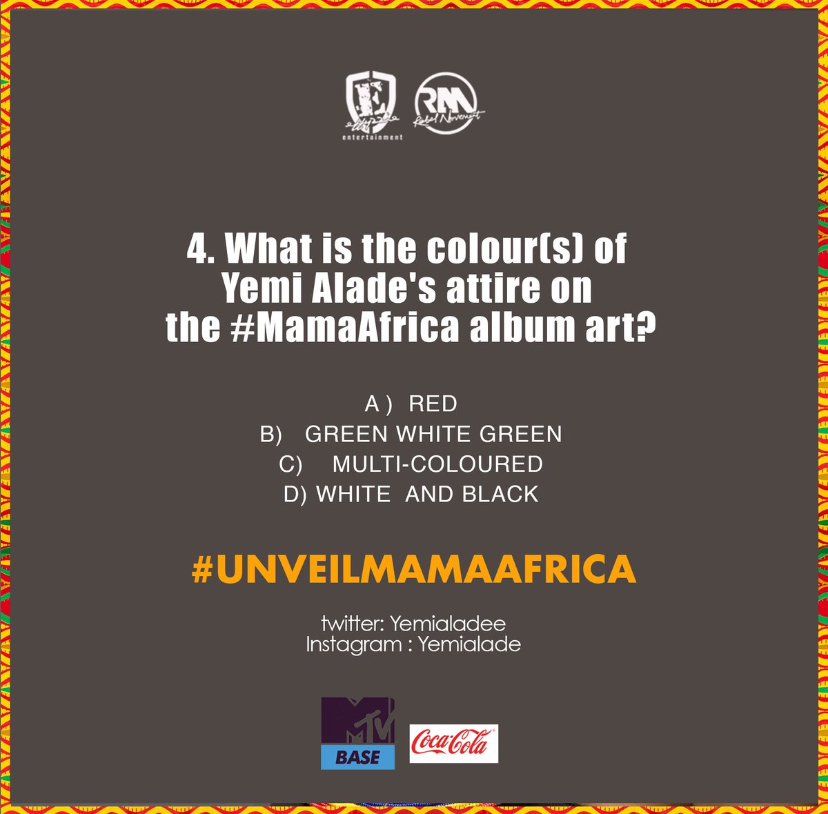 yemialadee's tweet image. Hehehehe #question4 is going2unveil a VERY VERY BIG PIECE OF THE ARTWRK. ..I CANT SIT STILL MEHNN #UNVEILMAMAAFRICA