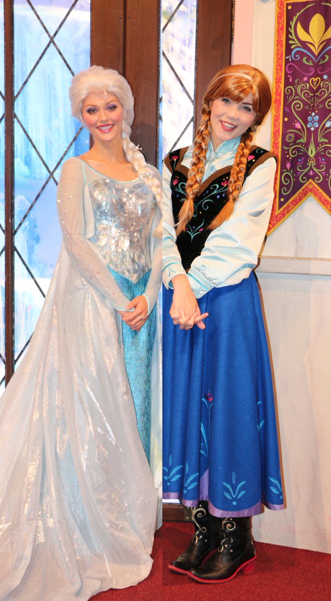 Journey Ca Disney専用 グリーティングのアナとエルサ Disney California Anaheim アナ エルサ アメリカ旅行 アナと雪の女王 T Co Mlfh6ievpw