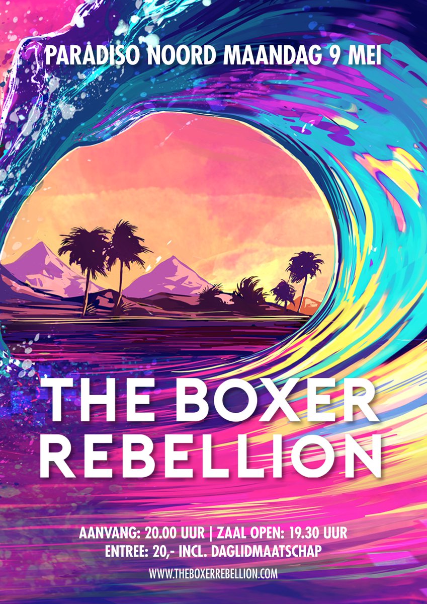 ParadisoAdam's tweet photo. The @BoxerRebellion staat ma 9-5 in Paradiso Noord, Tolhuistuin, nu in de voorverkoop https://t.co/qH9zWeu5Qh https://t.co/IkP4u9x54f