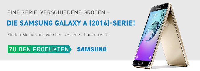 bechtle_de's tweet photo. #BDSale: #Samsung Galaxy A Serie (2016): Starke Leistung, stilsicheres Design...https://t.co/XgfkRX1C75 https://t.co/g0AjXu4Qip