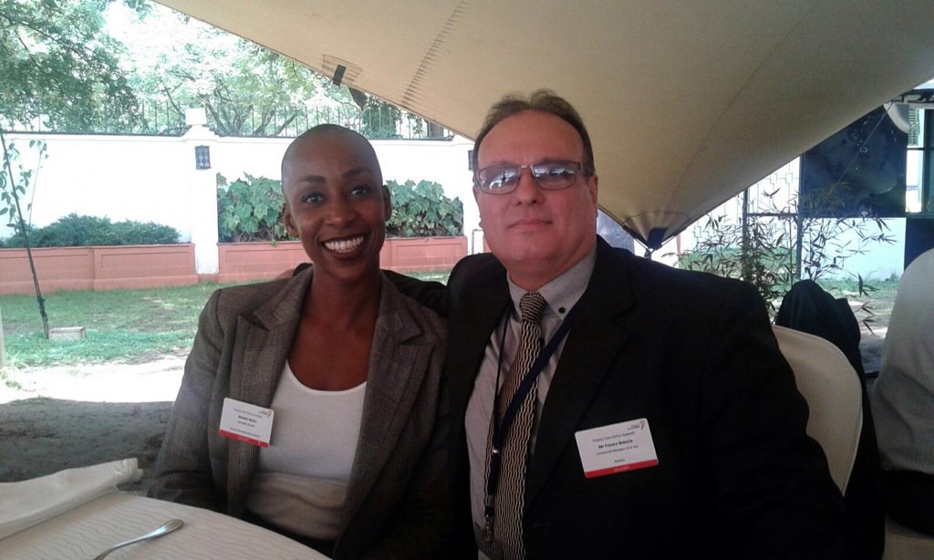 kirstenatgong's tweet photo. Beverly Amira (Gong Kenya MD) @GongComms with Franco Brescia, Achelis Oil &amp; Gas #PEASummit - come and say hello! https://t.co/e5Lwsbp8YZ