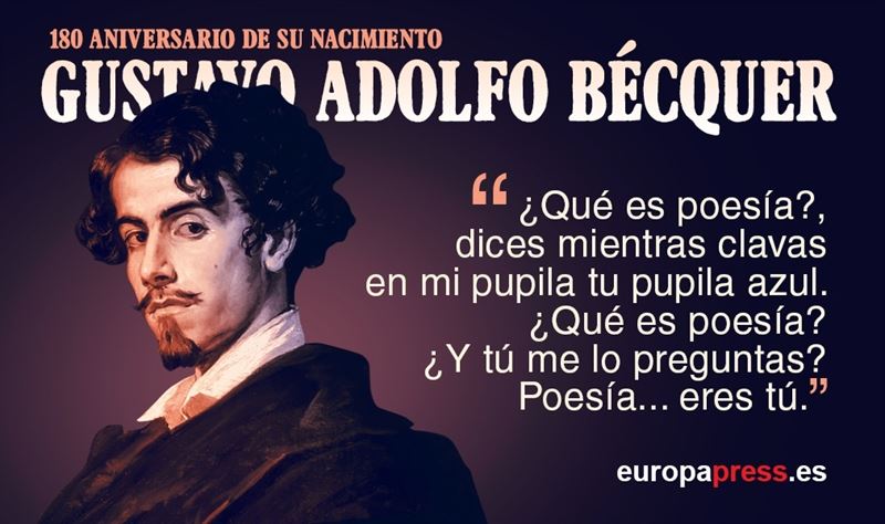 #GustavoAdolfoBécquer
180 Aniversario
amediavoz.com/becquer.htm
europapress.es/cultura/libros…