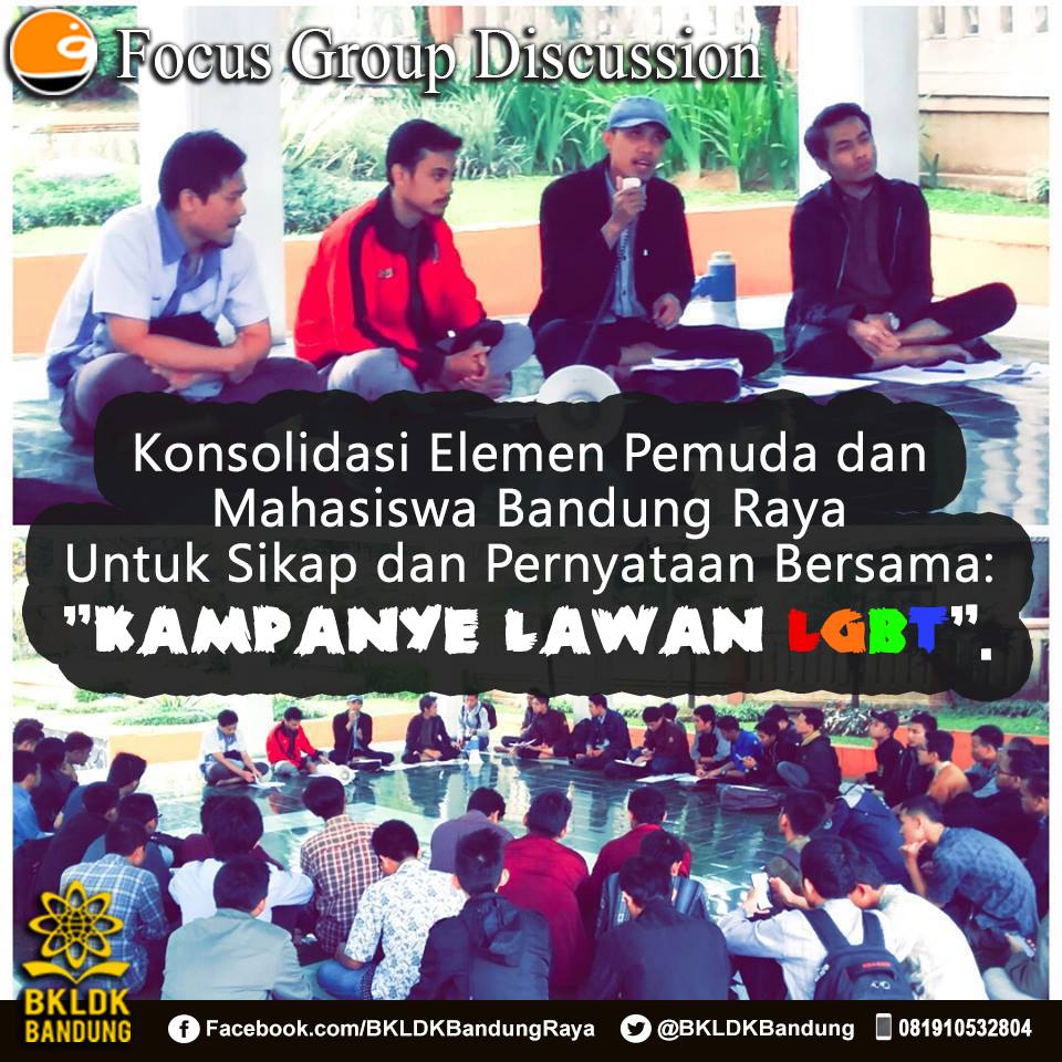 BKLDKBandung's tweet photo. Selasa 16 Februari 2016, BKLDK Bandung mengadakan kegiatan Focus Group Discussion ttg #lgbt 
https://t.co/MkiPwFJVZI https://t.co/Nde04d5ZDp