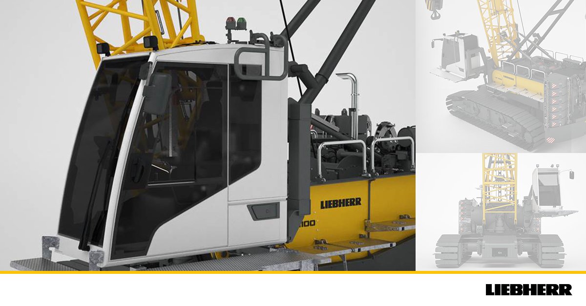 LH_Construction's tweet photo. Innovative design: New LR 1100 crawler #crane cab with strongly increased comfort! https://t.co/jfxEn1n5NW #liebherr https://t.co/Bt1PoUfnrs