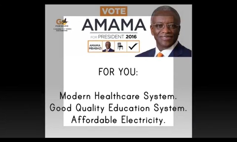 goforward2016's tweet image. #VoteAmama #UgandaDecides