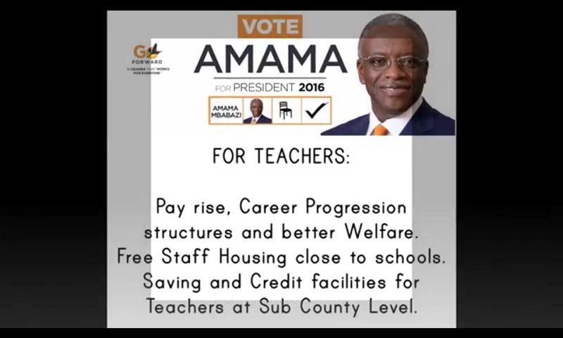 goforward2016's tweet image. #VoteAmama #UgandaDecides