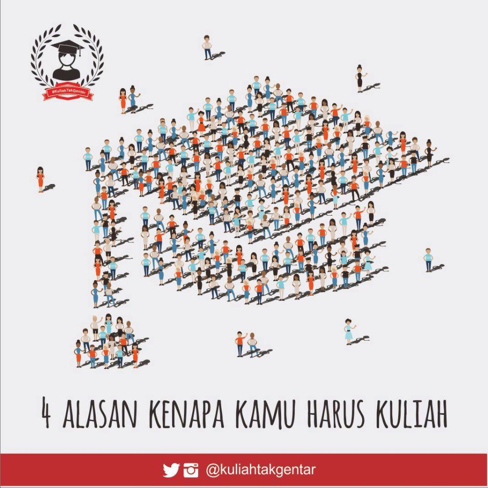 ahlansukma's tweet photo. Inilah 4 alasan kenapa kita harus kuliah, sob.
@kuliahtakgentar @beastudiDD
#KuliahTakGentar https://t.co/ST4lv45rdN