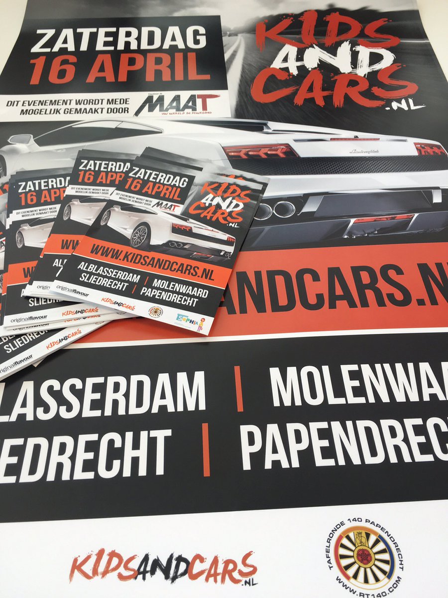 Promomateriaal binnen #KidsandCars #VriendenvanhetSophia  Powered by MAAT <a href="/Roundtable140/">RT140Papendrecht</a> kidsandcars.nl