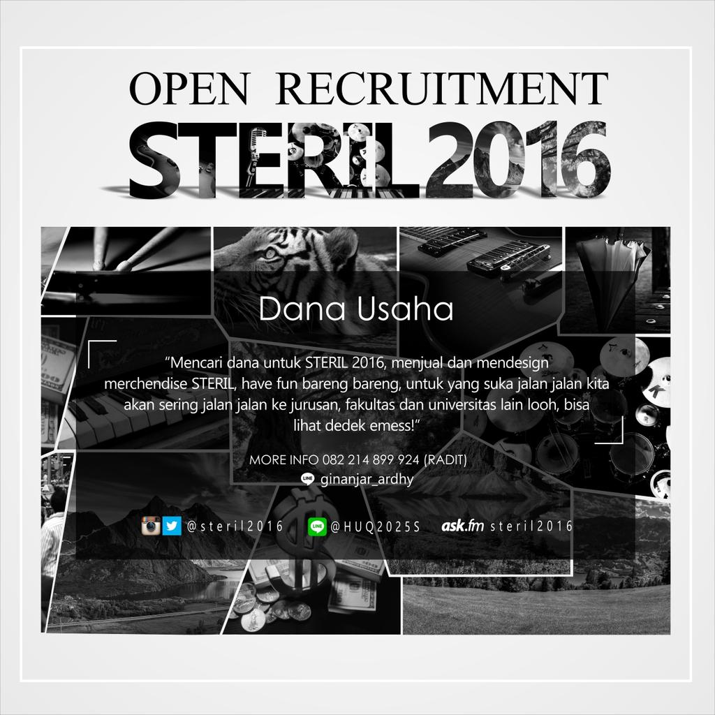 Ini nih team LOGISTIK, PERIJINAN&amp;KEAMANAN, dan DANA USAHA STERIL 2016. Yuk diperhatiin baik-baik ya :D