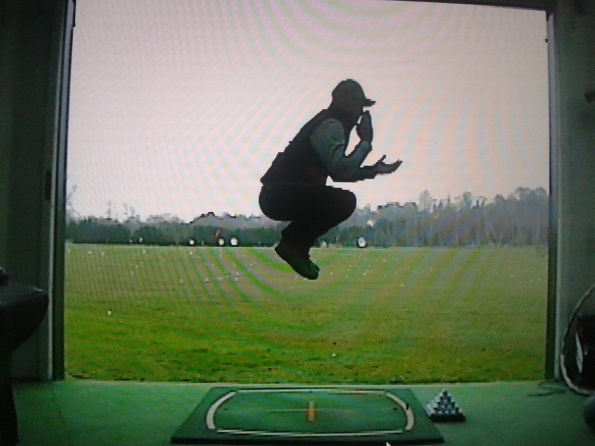 AdrianHill67's tweet photo. There is a link between the ability to jump and power created in the golf swing. #howhighcanugo https://t.co/Cd9FnJzLwb