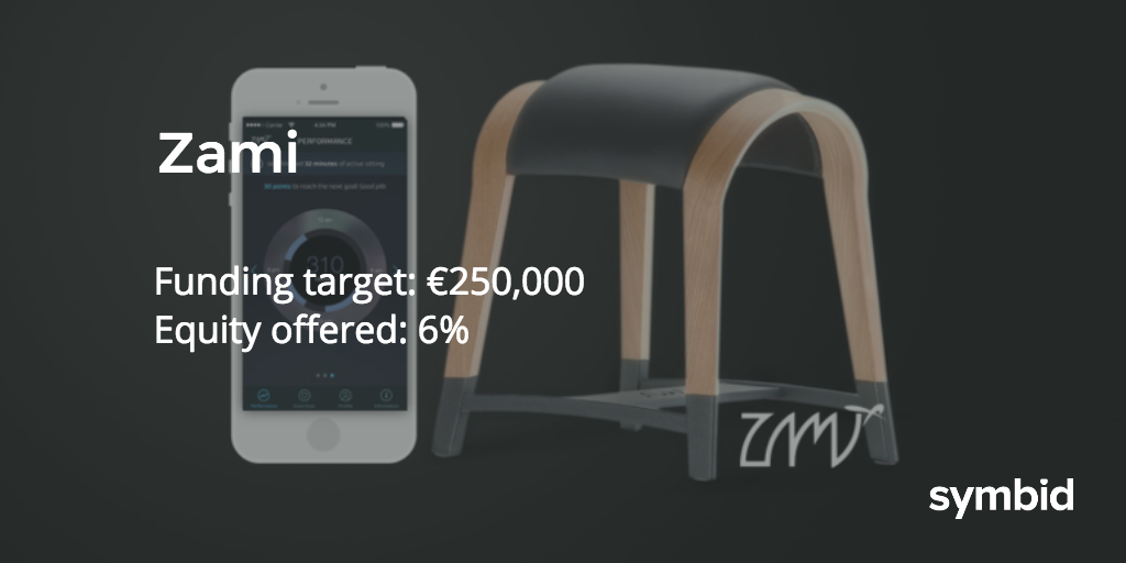 Symbid's tweet photo. 37 #crowdfunding investors in @ZamiLife: https://t.co/S5RcHYwbrT An 'active sitting' revolution! #equitycrowdfunding https://t.co/E6IlsBmEsC