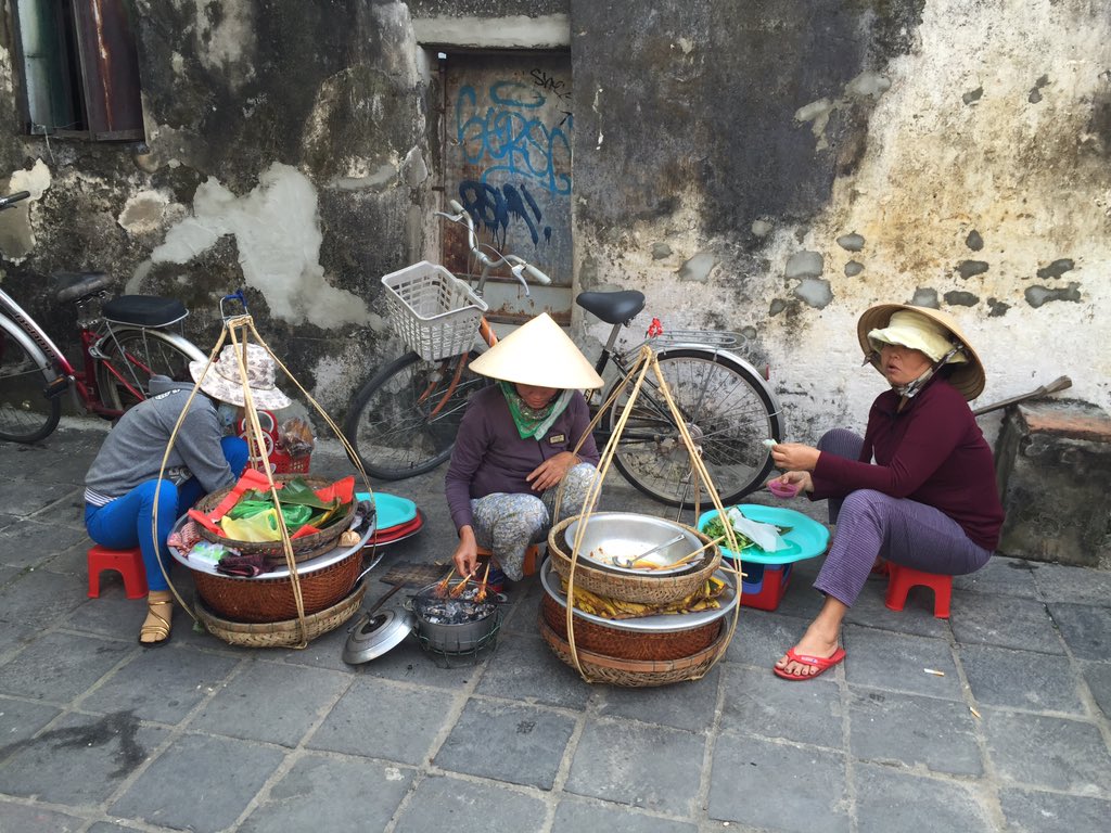 Thinkspace2's tweet image. We love how organised these ladies are #streetfood #Vietnam