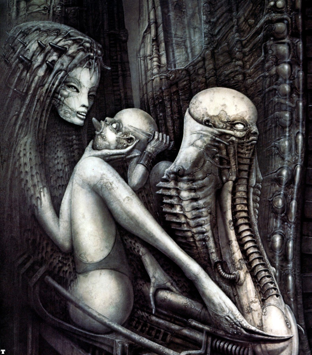 Binjip_Baraka's tweet photo. El gran H. R. Giger y sus cositas ❤ https://t.co/Dk1kLoRlKa