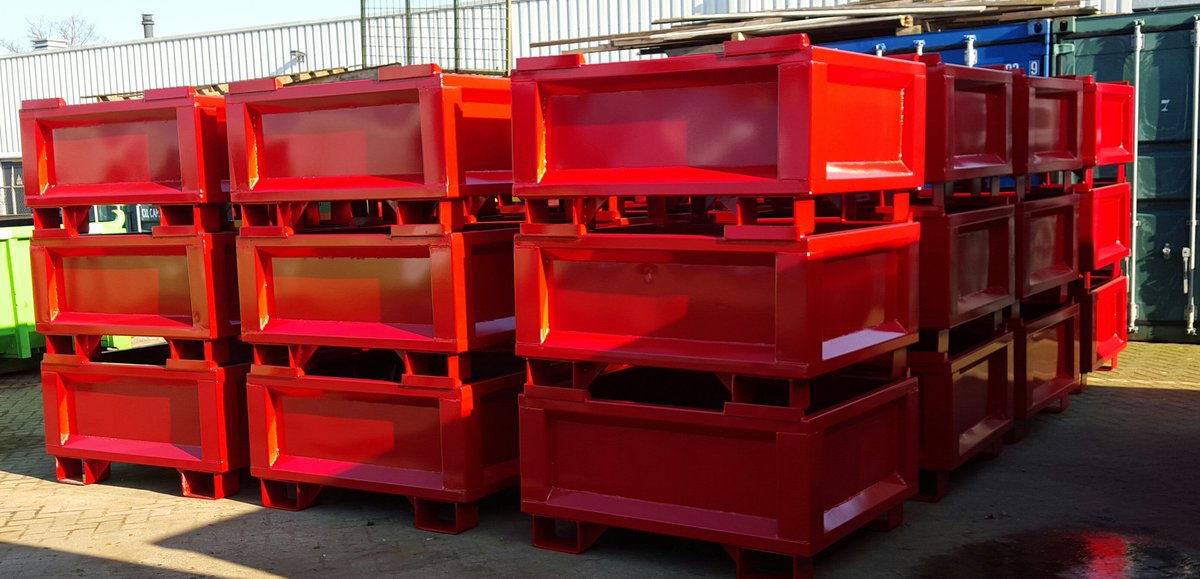nieuw in ons programma robuuste stapelbakken in diverse afmetingen verkrijgbaar