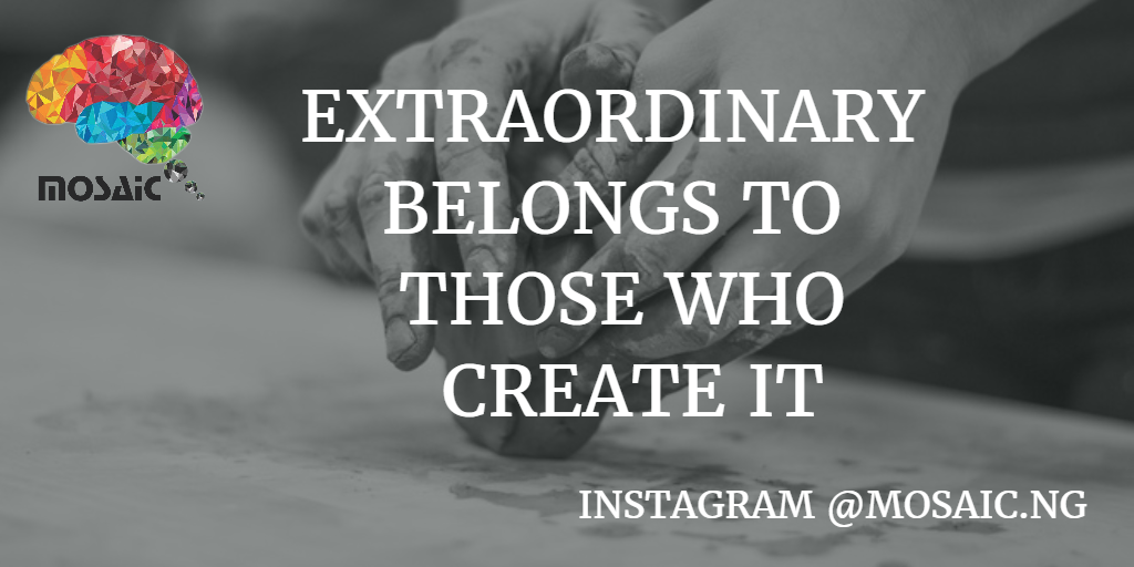 hustleafrica_hq's tweet image. #CreativityIsTheKey #Inspiration #Motivation #LifestyleEntrepreneur #MosaicNigeria