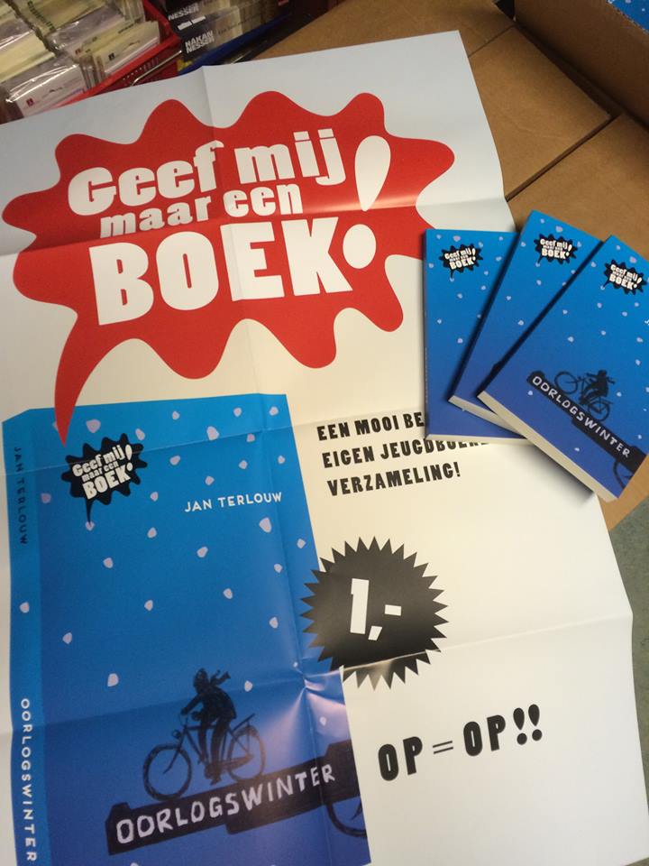 Druk bezig met de actie @GeefMMEboek. Hebben de boeken binnen. #Veenendaal kan zaterdag langskomen.